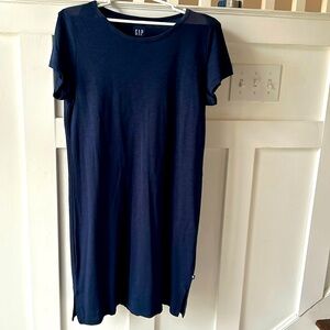 Gap Tshirt Dress, Casual Summer Dress, Size Small, NWOT, Navy T-Shirt Dress